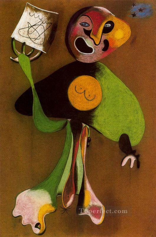 Mujer cantante de ópera Joan Miró Pintura al óleo